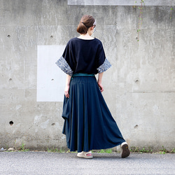 畢業季清倉大拍賣 * 大尺碼 * 四種長度可選 * 已售出超過1500件 [可自由調節裙擺] 舒適 * 海軍藍 第11張的照片