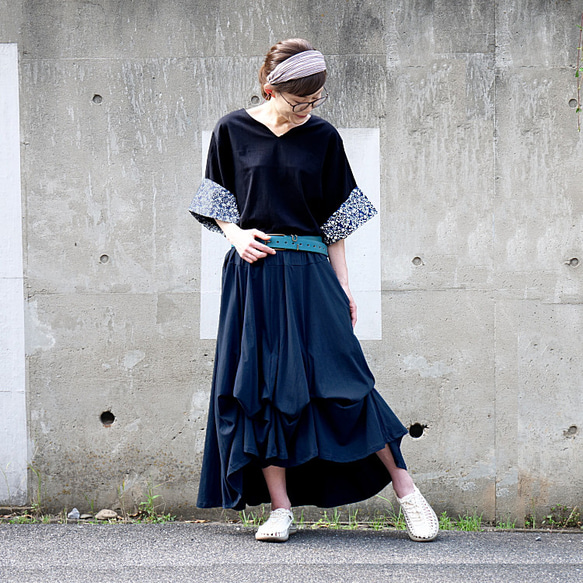 畢業季清倉大拍賣 * 大尺碼 * 四種長度可選 * 已售出超過1500件 [可自由調節裙擺] 舒適 * 海軍藍 第10張的照片