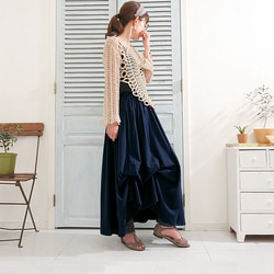 畢業季清倉大拍賣 * 大尺碼 * 四種長度可選 * 已售出超過1500件 [可自由調節裙擺] 舒適 * 海軍藍 第16張的照片