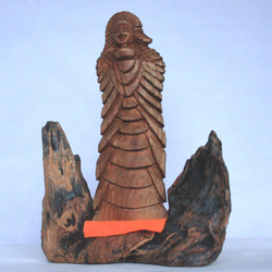 円空仏 高賀神社の狛犬 一対 円空彫り その他置物 獅子舞 通販