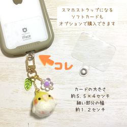 つぶらな瞳のちっちゃな相棒♡ちびころインコぶらざーず♡羊毛フェルトキーホルダー parakeet keychain 6枚目の画像