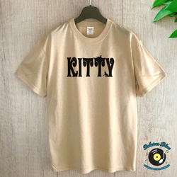 KITTY / BEIGE-Tシャツ 1枚目の画像