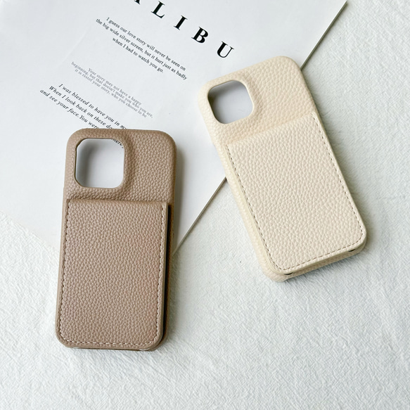 シンプル スマホケース iphone17 16 15 14 13 ケース カード収納