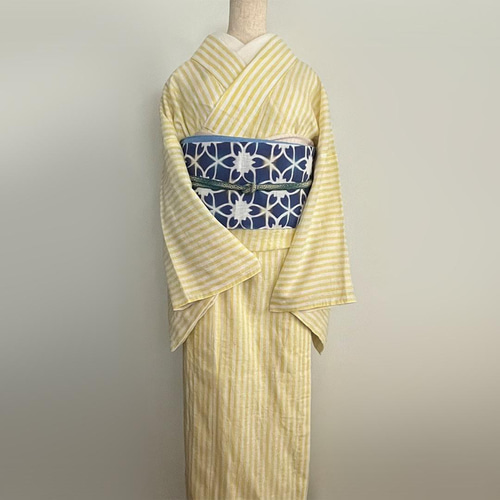 楽天市場】IKS COLLECTION 夏着物 リネンダンガリー 単衣 洗える