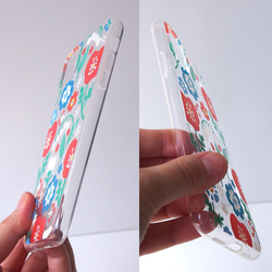 智慧型手機軟殼 [花朵] 提供肩帶選項 #相容 iPhone15 第4張的照片