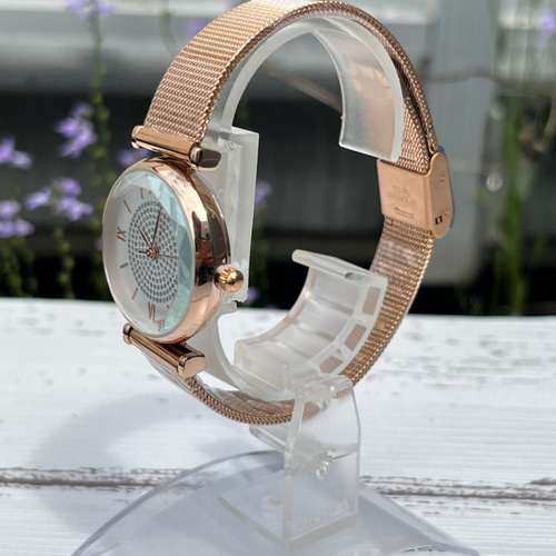 BERING ローズゴールド メッシュベルト 時計 BERING（ベーリング） | BERING Ladies Max Rene Rosegold 15527