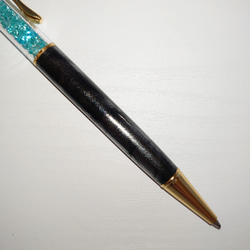 ハーバリウムボールペン オイルなし ブルーブラック 2枚目の画像