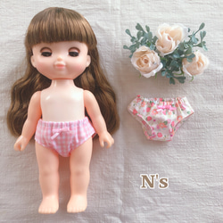 26cmドール用 下着2枚セット第一弾 ソランちゃん レミンちゃん メル