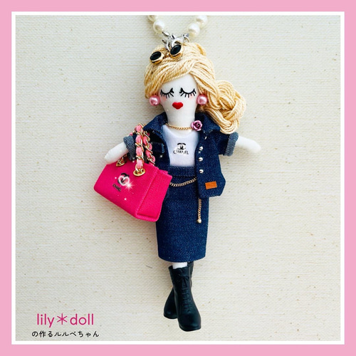 ルルベちゃん（受注作製） バッグチャーム lily＊doll 通販｜Creema 
