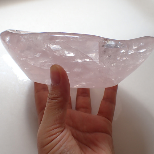 ローズクォーツのお皿 その他インテリア雑貨 Archa crystals 通販