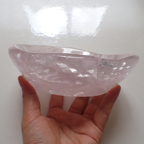 ローズクォーツのお皿 その他インテリア雑貨 Archa crystals 通販