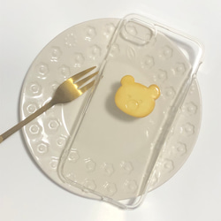 くま クリームサンドクッキー（いちご）のスマホケース【iPhone全機種対応】クマ フェイクスイーツ ミニチュアスイーツ 6枚目の画像