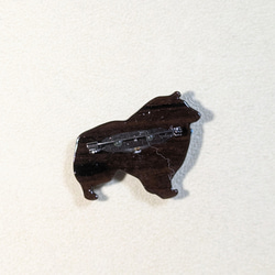 木製　ブローチ　（　シェルティー　） 3枚目の画像