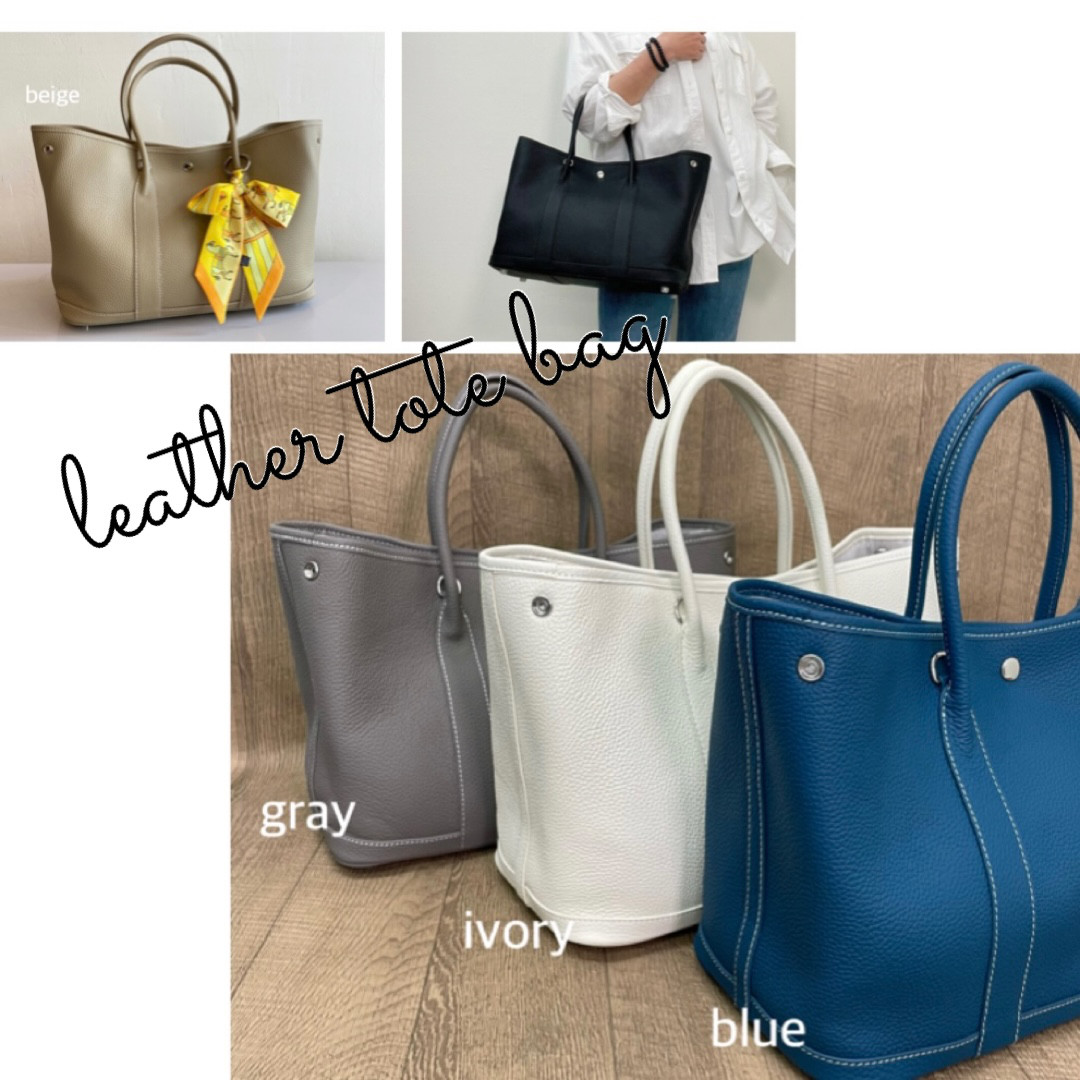 2色再販・牛革レザートートバッグ Lサイズ