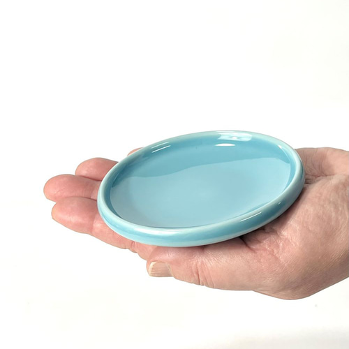 青磁・水色☆選べる青の切立豆小皿 シンプルな京焼 <送料固定600円