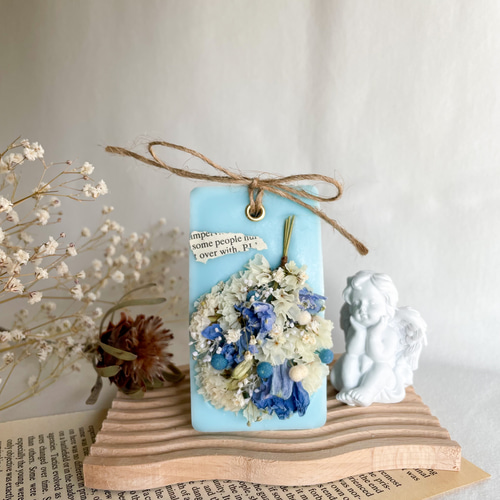 アロマワックスサシェ春❁⃘*.゜ブルー 楽天市場】オーダー アロマワックスサシェ ネコ マリンブルーバラ