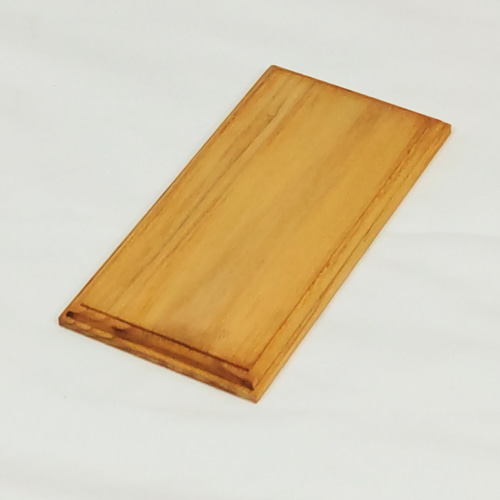 木製(ひのき) ディスプレイベース (160×80mm長方形) カラー選択可 送料