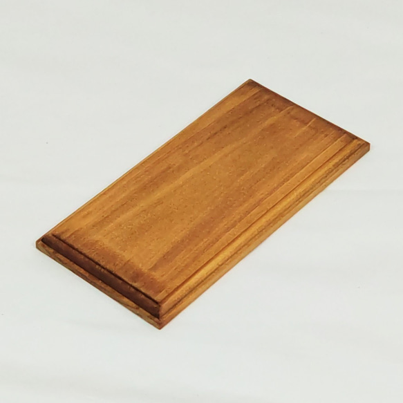 木製(ひのき) ディスプレイベース (160×80mm長方形) カラー選択可 送料無料 7枚目の画像