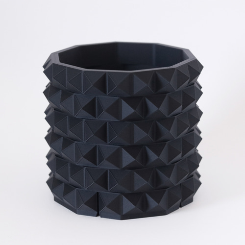 塊根植物 鉢植え 黒鉢 黒プラ鉢 ブラックポット 14 サボテン 頑丈 おしゃれ植木鉢 塊根植物