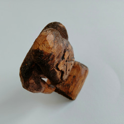 ゴリラのゴッさん　木彫り　置物　バルサ木材　インテリア 5枚目の画像