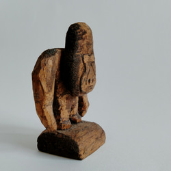 ゴリラのゴッさん　木彫り　置物　バルサ木材　インテリア 3枚目の画像