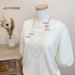 【新色追加】大人気＊シンプルなバーネックレス/ ゴールド　チョーカー　金属アレルギー対応　つけっぱなし　ステンレス　秋冬 14枚目の画像