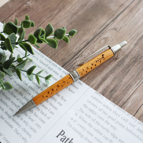 馬選べる☆ピュアモルト シャープペンシル（ナチュラル） 父の日