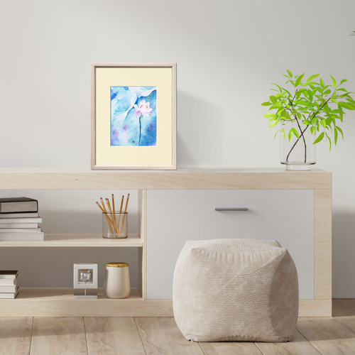 清風】水彩原画 額縁付き 一点物 特典付き 絵画 jacc_net 通販