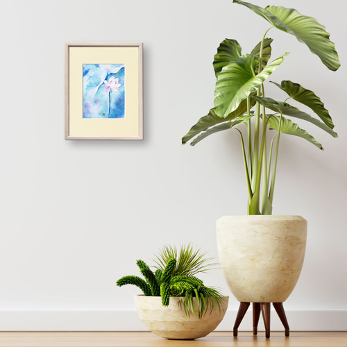 清風】水彩原画 額縁付き 一点物 特典付き 絵画 jacc_net 通販