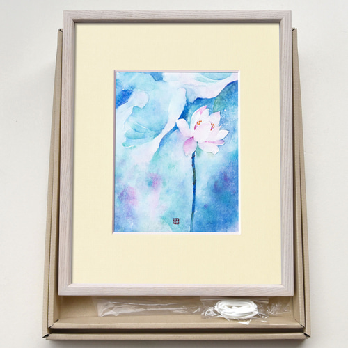 水彩画    額付き一点物 清風】水彩原画 額縁付き 一点物 特典付き 絵画 jacc_net 通販