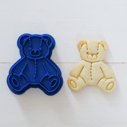 テディベア（スタンプ付き） クッキー型・クッキーカッター クッキー型