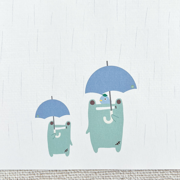 【便箋セット】梅雨【２４枚入り】 3枚目の画像