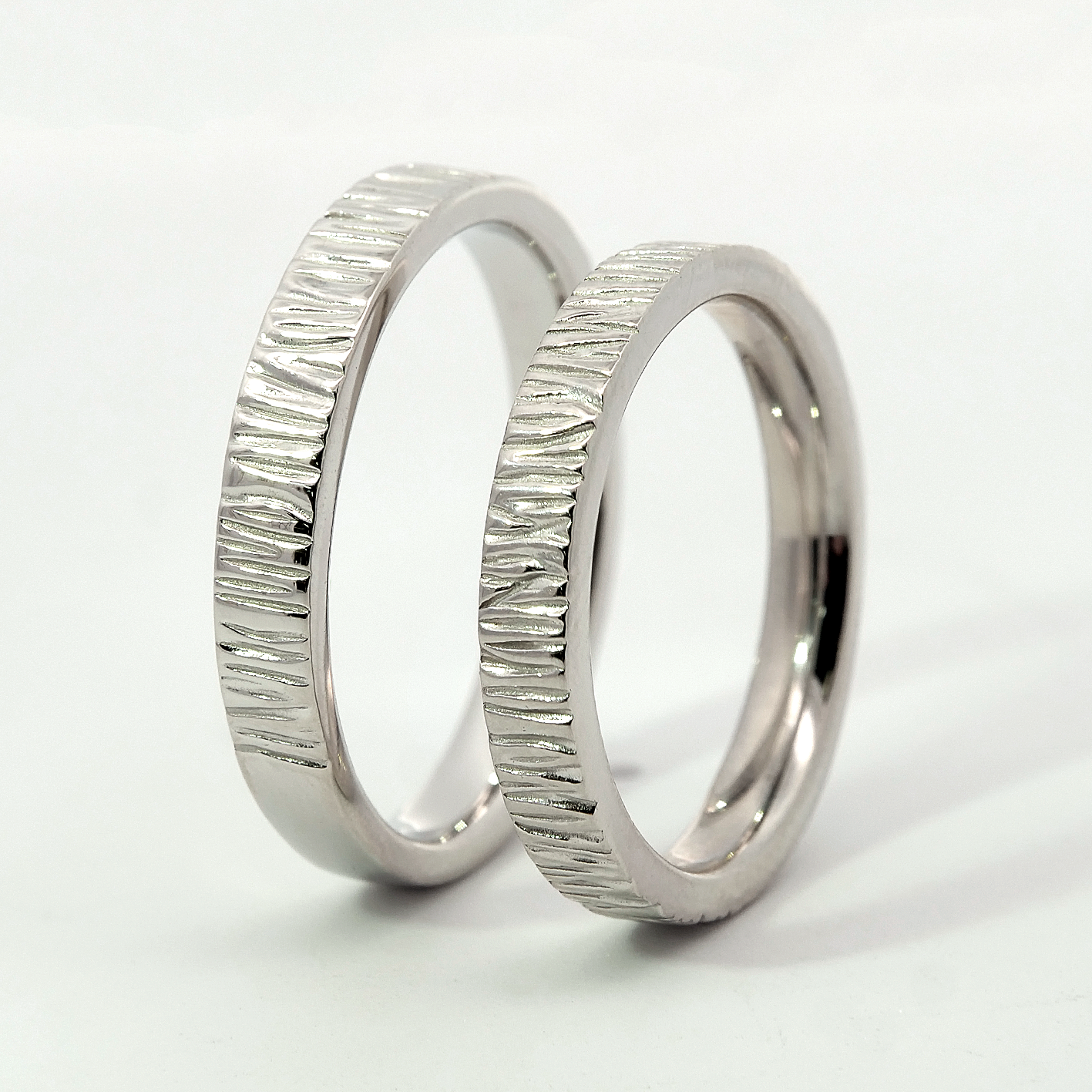 ◇受注制作◇結婚指輪 マリッジリング ペアリング ダイヤモンド モアサナイト モアッサナイト シリーズ027