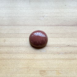 【1点もの】マカロンブローチ「チョコレート」木工 アクセサリー（誕生日プレゼント・ギフト) 2枚目の画像