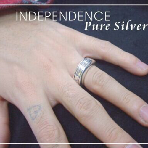 INDEPENDENCE シルバーリング 【インディペンデンス】純銀 シルバー999