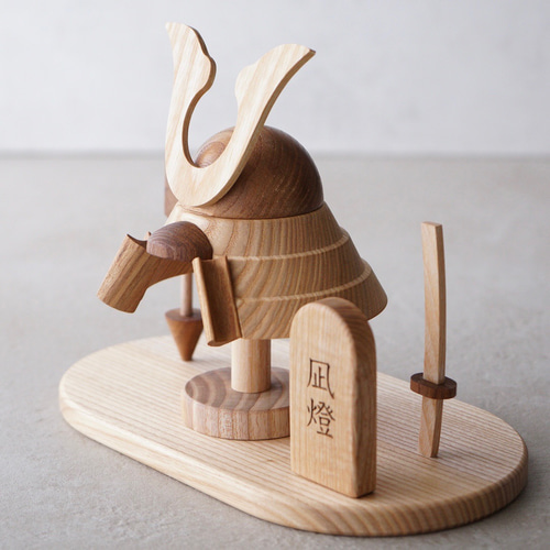 Lemi Toys /木製KABUTO  兜　端午の節句　五月人形 楽天市場】Wooden Kabuto set by Lemi toys 木製 兜 コンパクト