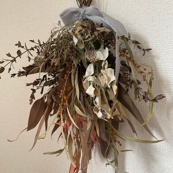 dried flower swag 1枚目の画像