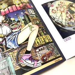 イラスト集『年刊少女雑誌さんぽ』+ポストカード+A5クリアファイル 3枚目の画像