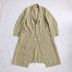 linen atelier coat　fresh green 第6張的照片