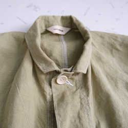 linen atelier coat　fresh green 第10張的照片