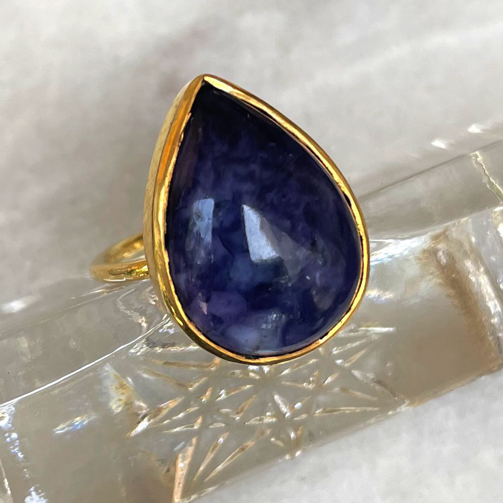 【セール品】SVR-142 【CERCA】パープルオパールリング　11号