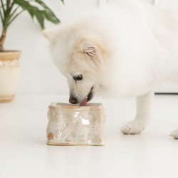 decoboko  ドッグフードボウル　ペットボウル　食器スタンド　小型犬　中型犬　猫 1枚目の画像