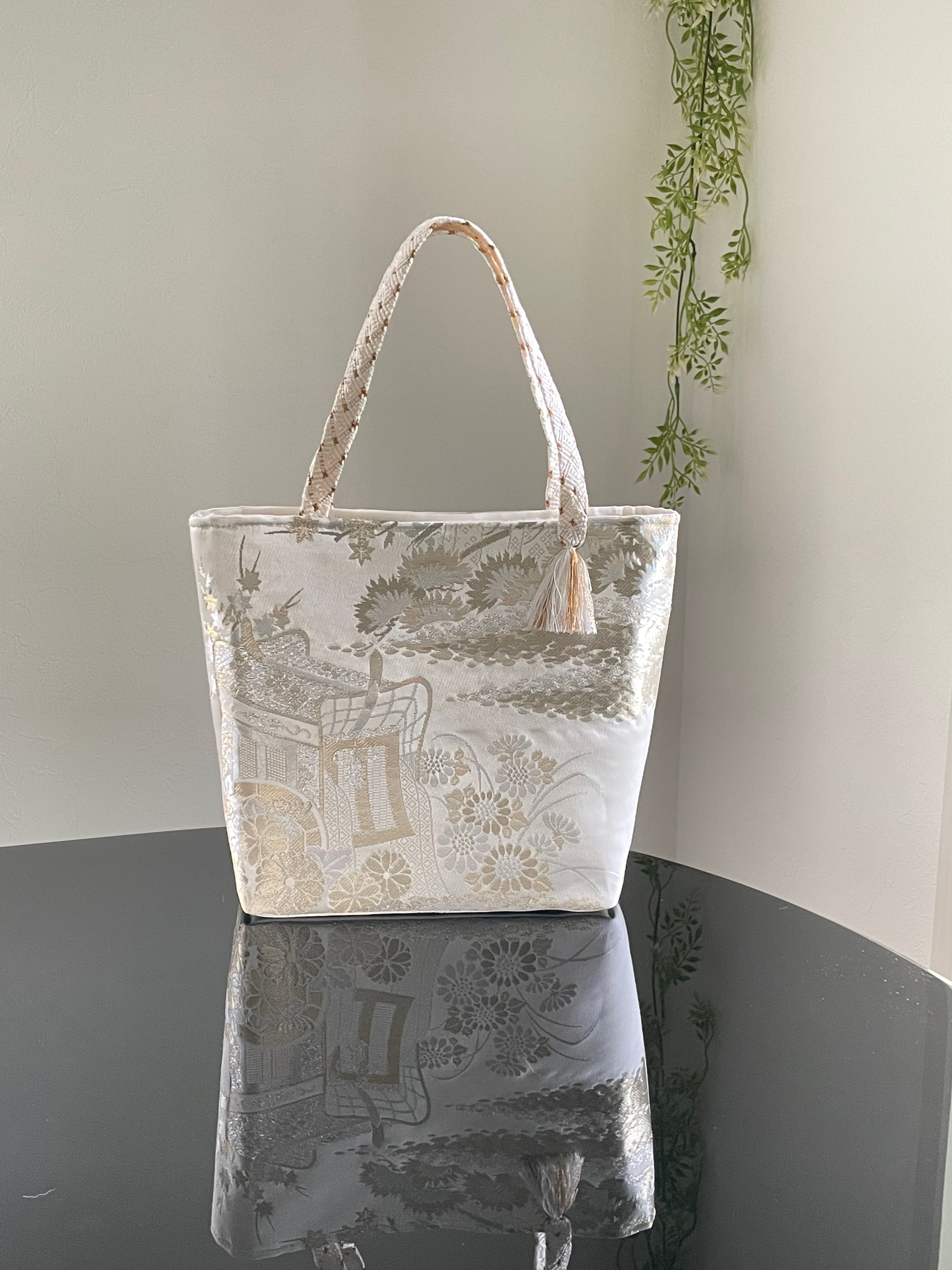 和柄手提げ袋／ポーチ(未使用、実家保管品) エストス 