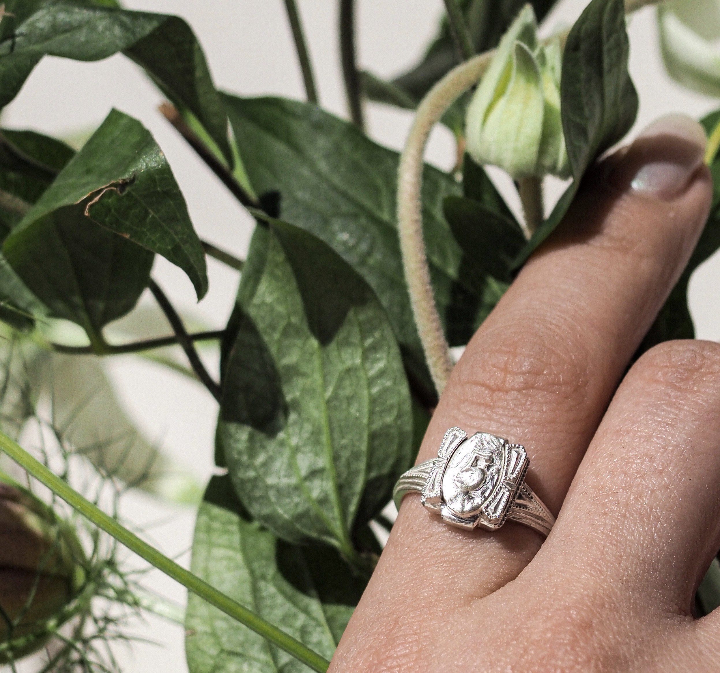 オーダーできるナンバー・イニシャルリング・星/月《送料無料》