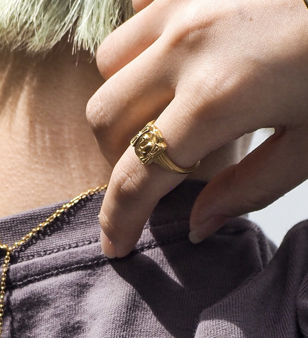 オーダーできるナンバー・イニシャルリング・星/月《送料無料》