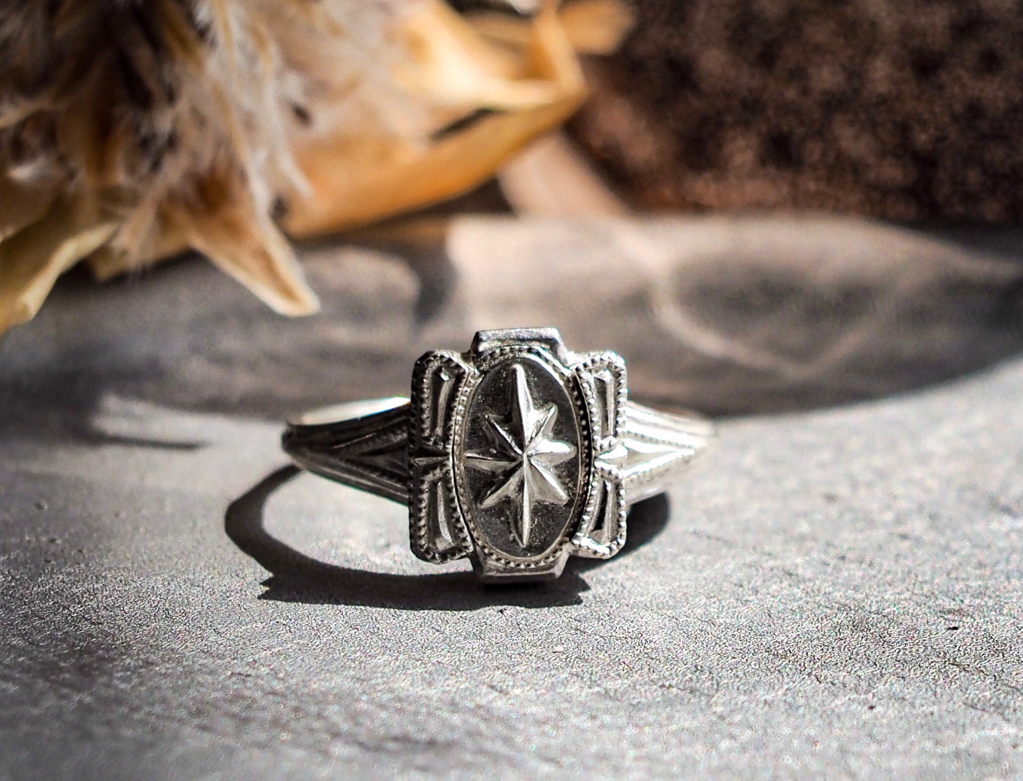 オーダーできるナンバー・イニシャルリング・星/月《送料無料》