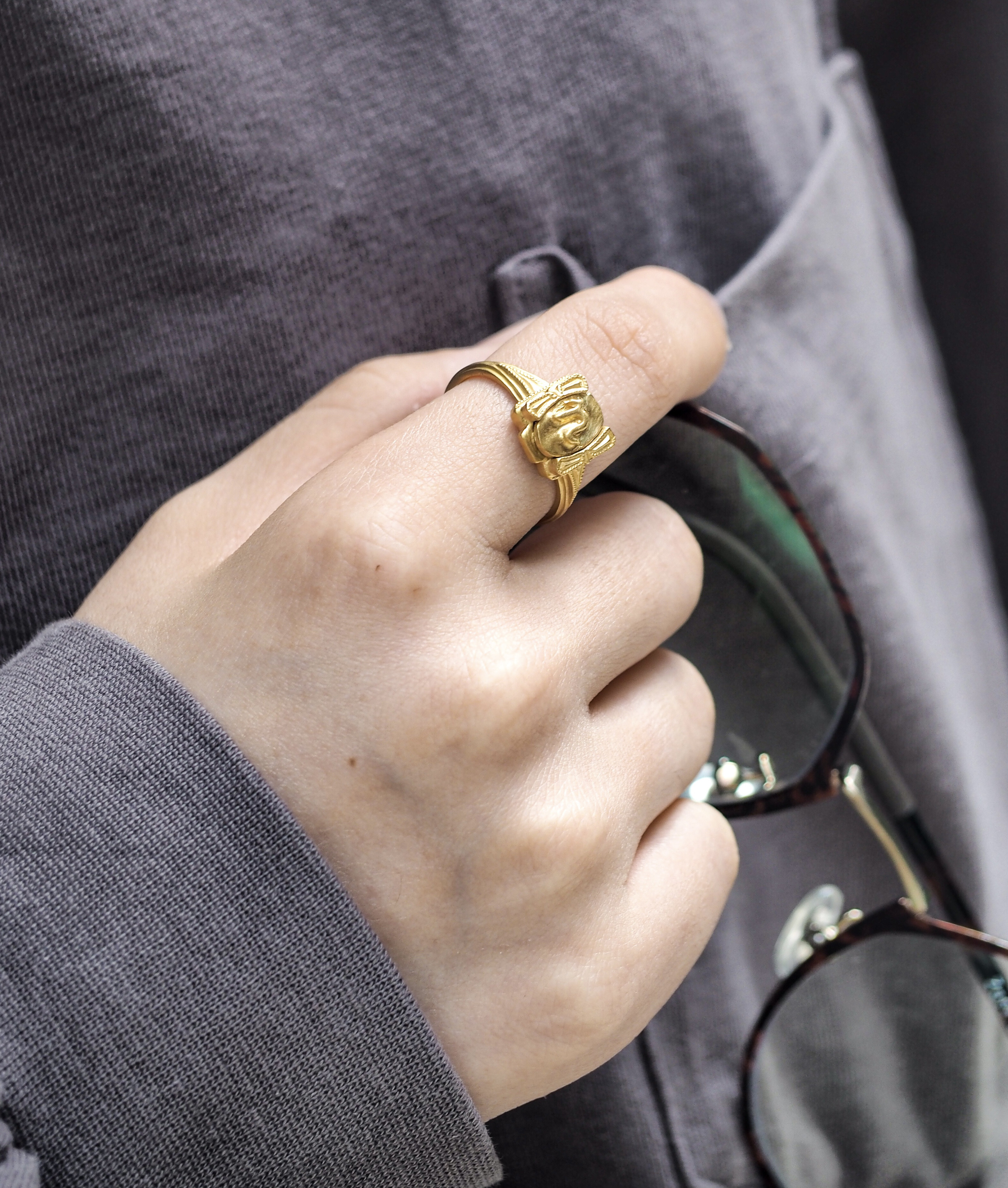 オーダーできるナンバー・イニシャルリング・星/月《送料無料》