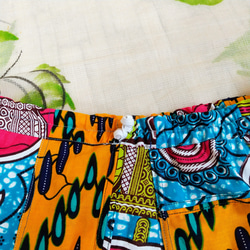 アフリカ布 パッチワーク スカート【支柱】 3枚目の画像