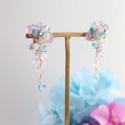 しっとり紫陽花アクセサリー｜ハンドメイド、手作り通販・販売の
