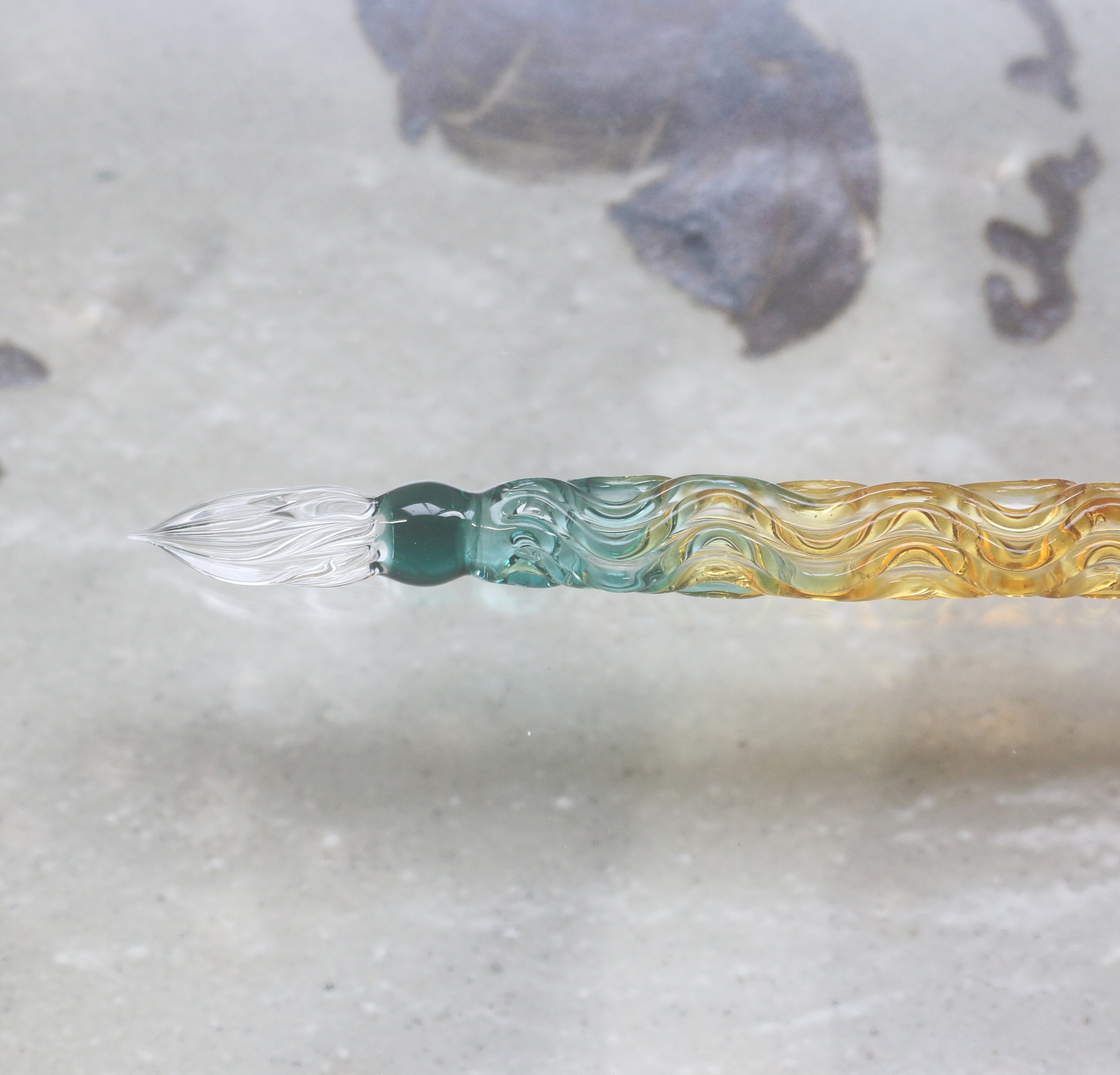 ガラスペン「暮れゆく秋」  ガラス製スポイト付属（約1ｍｌ）